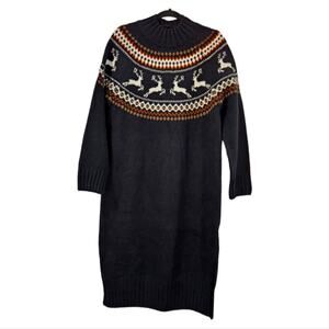 NWT Barbour Kingsbury Knitted High Neck Sweater Dress Size 8